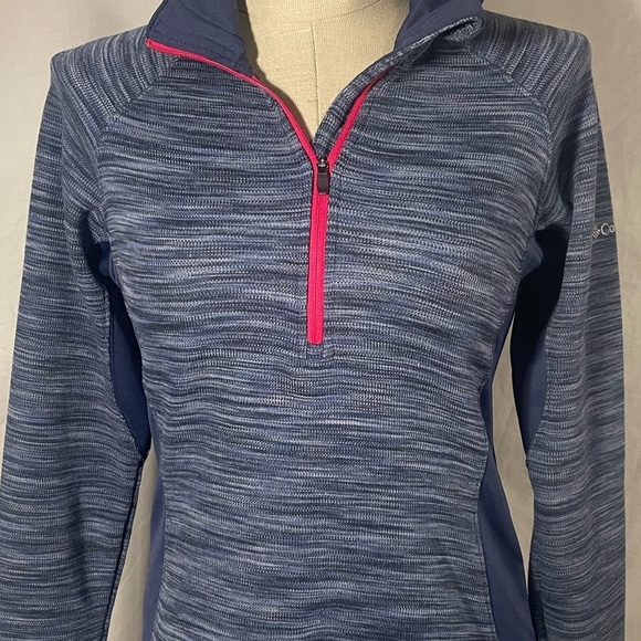 Columbia Women's Optic Got It III Half Zip Fleece Jacket Blue Heather Size S - Picture 4 of 10